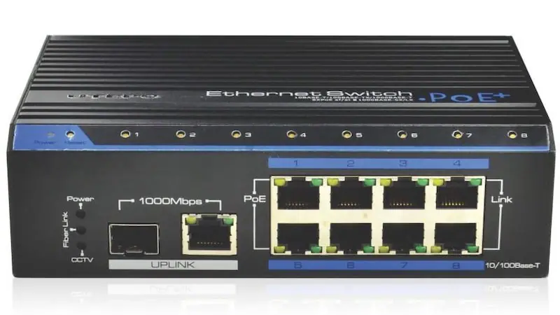 UTEPO 4 Ports Full Gigabit PoE Switch