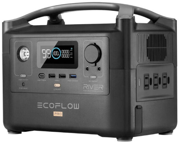 EcoFlow RIVER Pro | Portable Power Station 720Wh | WCCTV