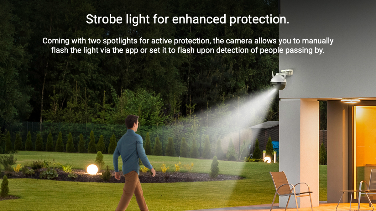 BNETA EZVIZ - Strobe light for enhanced protection | WCCTV