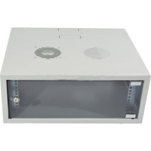 CA104-1 | 12U 400+200mm Collar Swing Frame Wall Box incl Fans and Power Special