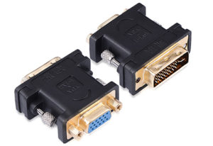 DVI-I(24+5) Male to VGA Female Adapter