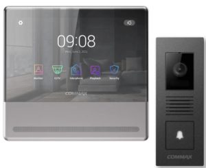 Commax 7" Neo Silver Video Intercom Cell Kit