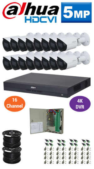 Dahua 5MP 4k DVR - 16-16B | WCCTV