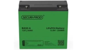 Securi-Prod Battery 12V 20Ah Lithium LiFePO4