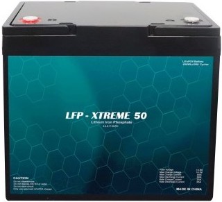 LFP-Xtreme 50, 12.8V 50Ah Lithium Iron Phosphate (LiFePO4) Prismatic Cells  – First Life, 12.8V/50Ah, 640Wh, IP56, Built-in Intelligent BMS, Fast  Charging