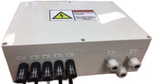 STRING COMBINER BOX 4 STRINGS MC4 + SURGE PROTECTION | WCCTV