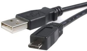 Micro USB 3M Cable Black | WCCTV