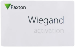 Paxton Net2 Cards - Wiegand Activation with HID
