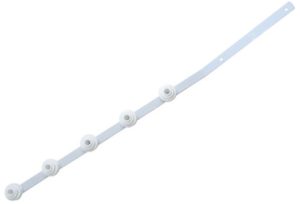 FPole - 5Line Flat Bar Angle White