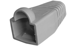 MEGAnet RJ45 BOOT CAT6A - Grey 50pc Can