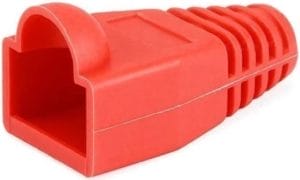 Red Cattex CAT5e RJ45 Boot Sleeves - LOOSE