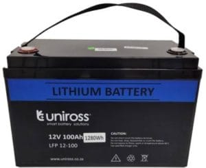 Uniross 100AH LI-FEP04 12v Battery