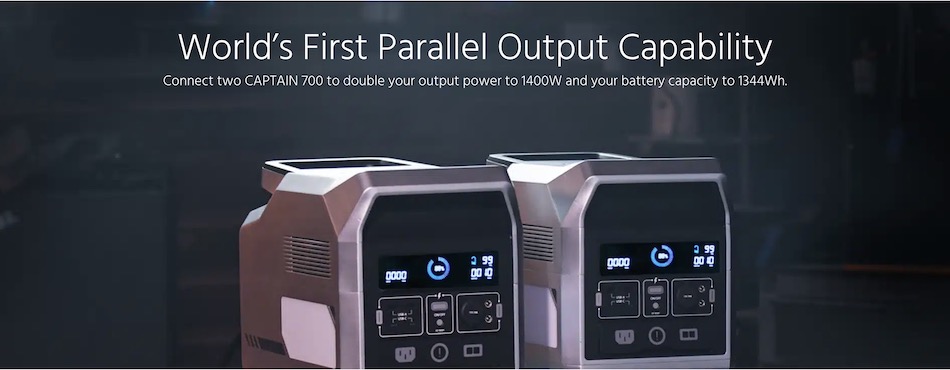 VigorPool Captain 700 Parallel Output Capability