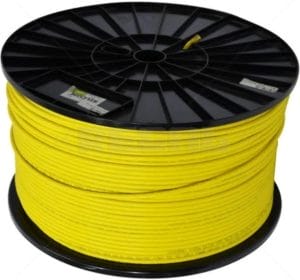 Cable - CAT5 Solid Copper Yellow 500m