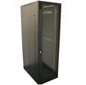 27U 600 x 800 Floor Server Cabinets - Glass | WCCTV