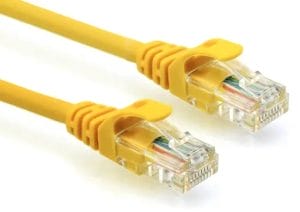 Cable - CAT5 Fly lead BC 3m Yellow